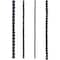 12 Pack: Black Matte Glass Pearl Round Beads by Bead Landing™